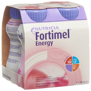 Fortimel Energy Erdbeer 4 Fl 200 ml