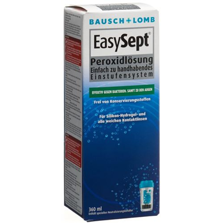 Bausch Lomb EasySept peroxider Lös 360 ml