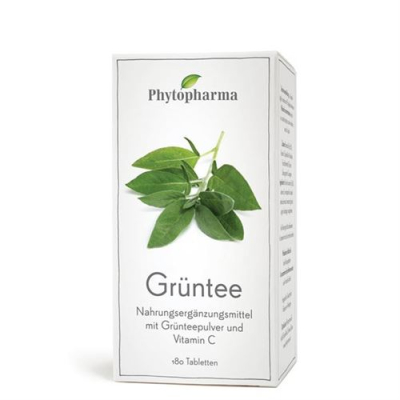 Phytopharma tea green tea 180 טבליות