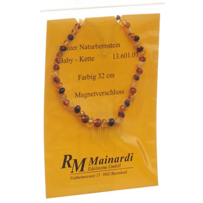 MAINARDI ambre naturel 32cm couleur Magnetverschl