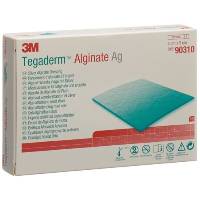 3M Tegaderm medicazione alginati AG 5x5cm 10 pz