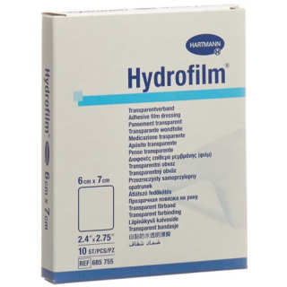 Hydrofilm bandagem transparente 6x7cm 10 unid.