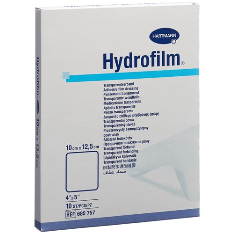 Hydrofilm 透明敷料 10x12.5cm 10 件