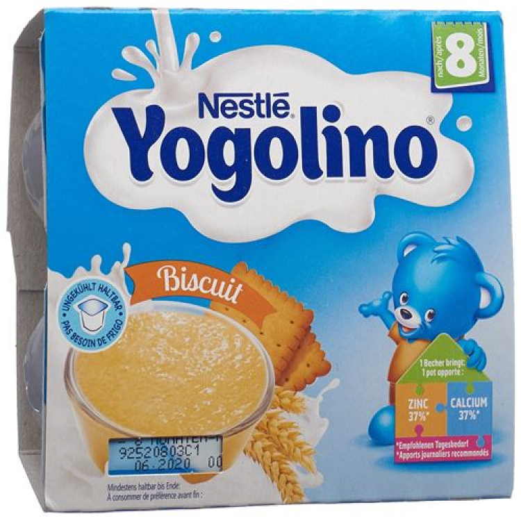 Nestlé Yogolino kjeks 8 måneder 4 x 100g