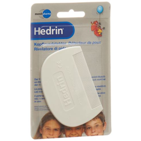 Détecteur de poux Hedrin en peigne à poux en plastique