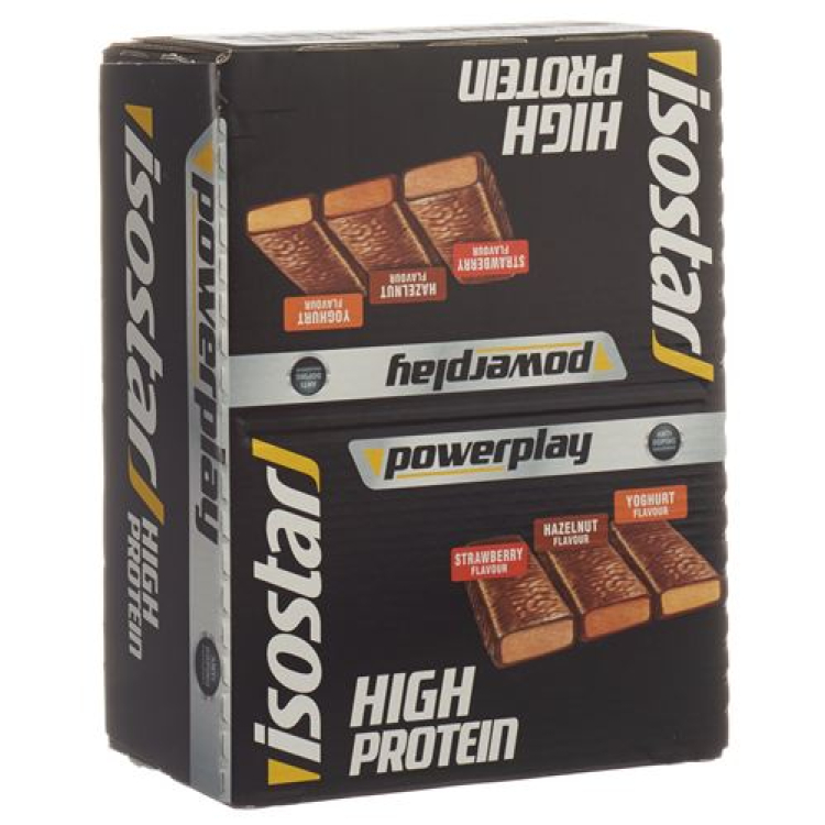 Isostar High Protein Bar Hasselnød 30 x 35 g