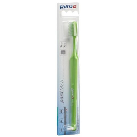 Cepillo de dientes PARO M27L med 3 filas con Interspace