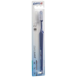 Cepillo de dientes PARO M43 mediano 4 filas con Interspace