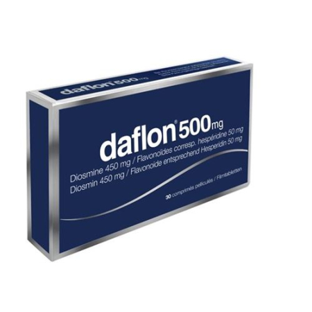 Daflon Filmtabl 500 mg 30 viên