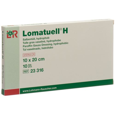 Lomatuell h salbentüll 10x20cm sterile 10 pcs