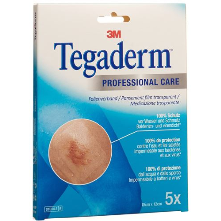 3M Tegaderm 透明敷料膜 10x12cm 5片