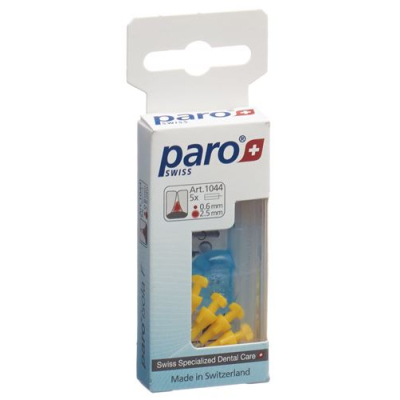 Paro isola f 2,5mm xx-fine yellow cyl 5 tk