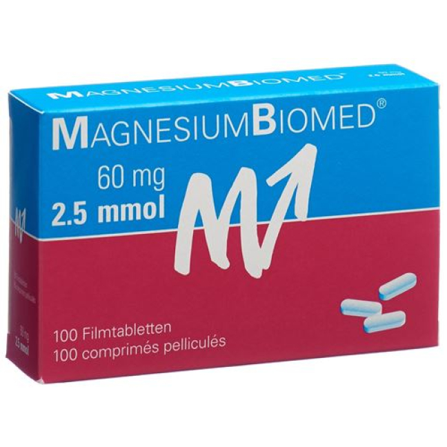 Comprimés de magnésium Biomed 100 pcs