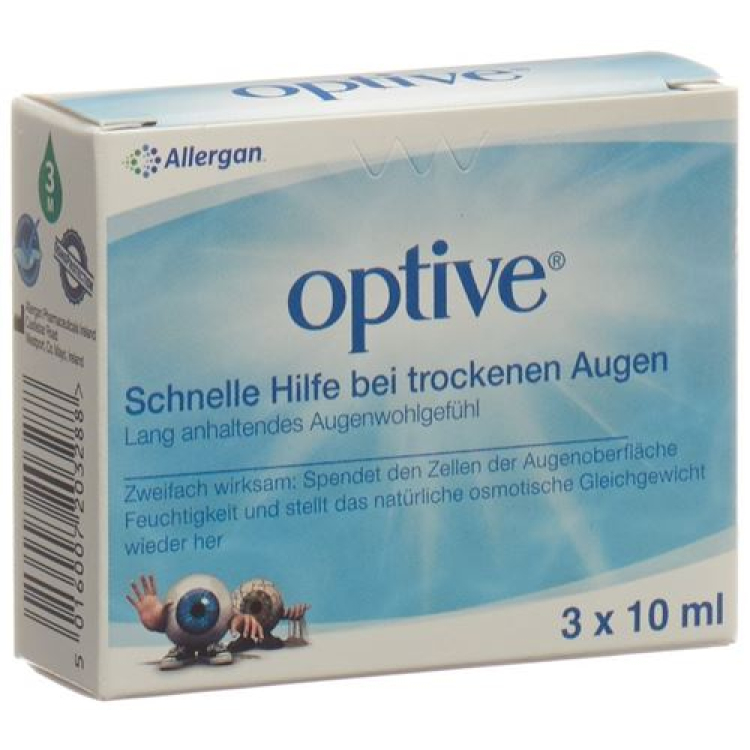 Optik ko'zni parvarish qilish tomchilari Fl 10 ml