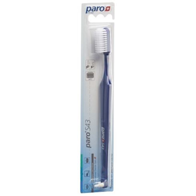 PARO-hammasharja S43 pehmeä 4 riviä välilyönnillä