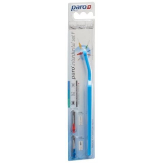 PARO plastic holder F set with 2 brushes