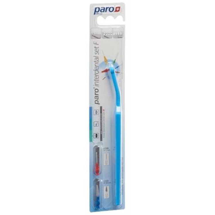 Supporto in plastica PARO F set con 2 pennelli