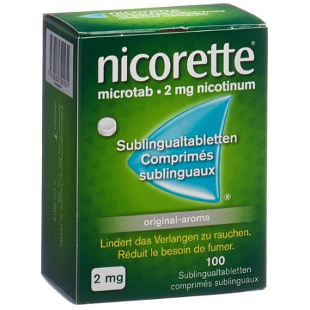 Nicorette Microtab Original Subling tablets 2 mg 100 pcs