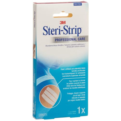 3m steri strip 12x100mm бяла подсилена 6 бр