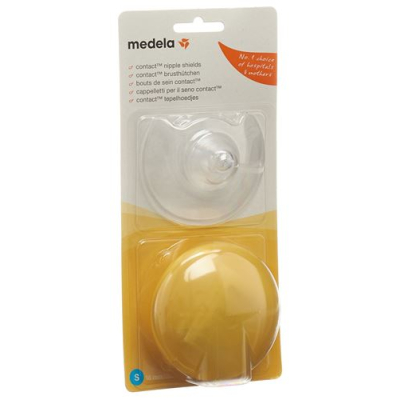 Medela contact nipple shields s 16mm עם קופסה 1 זוג