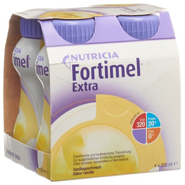 Fortimel Extra vanilla 4 Fl 200 ml