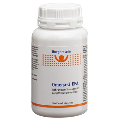 Burgerstein omega-3 epa 100 капсулалары