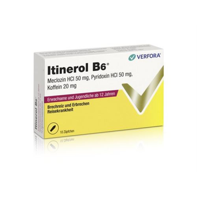 Itinerol B6 Suppositories: Prevent Nausea and Vomiting