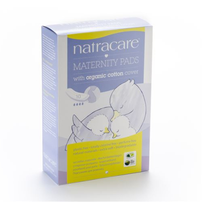 Natracare sanitary napkins for young mothers 10 pieces