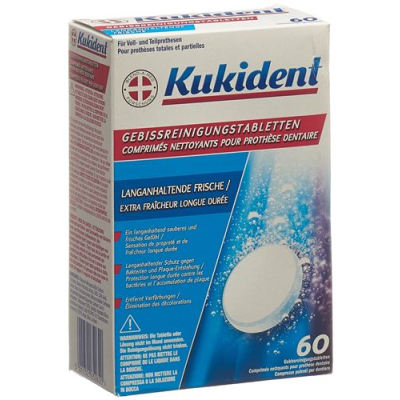 Kukident rengöringsflikar comp lasting freshness 60 st