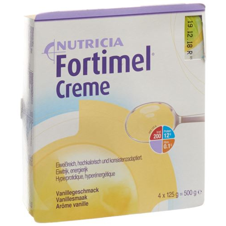 Fortimel krém vanília 4 x 125 ml