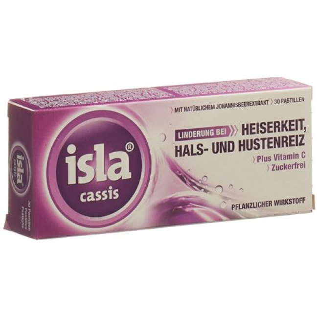 Isla Cassis pastillid 30 tk