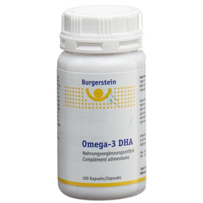 Burgerstein Omega-3 DHA 100 kapslar