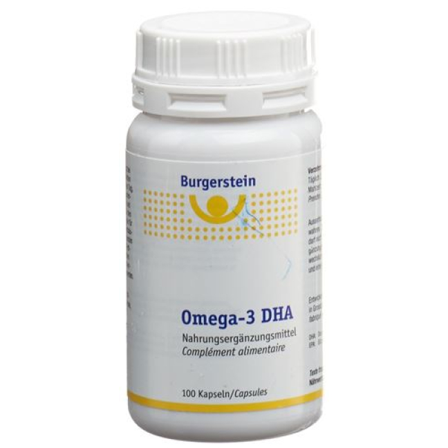 Burgerstein Omega-3 DHA 100 kapslar