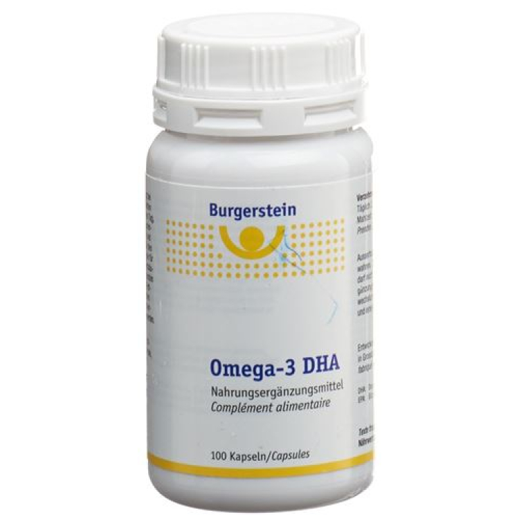 Burgerstein Omega-3 DHA 100 kapslit