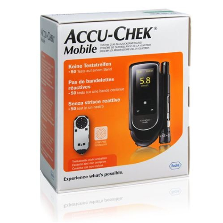 Accu-Chek 모바일 세트 mmol / L