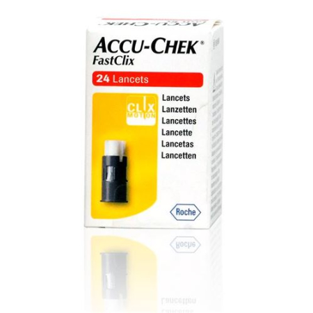 Lantsett Accu-Chek FastClix 4 x 6 tk