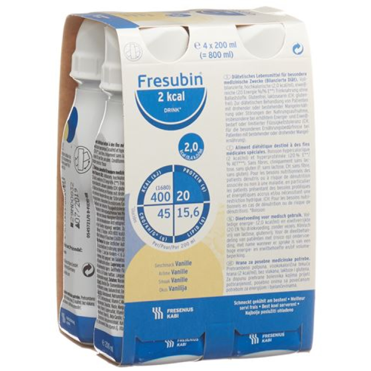 Fresubin 2 kcal NAPITAK vanilija 4 x 200 ml