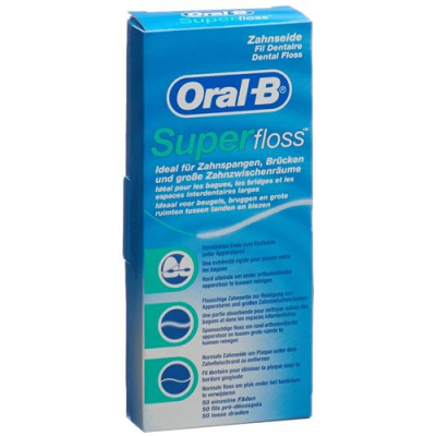 Oral-b super floss bag 50 عدد