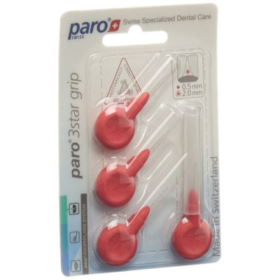 Paro 3star-grip 2mm xxx-fine red zylin 4 pcs