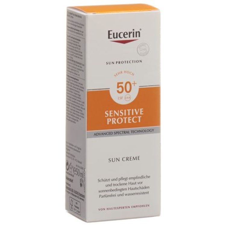 Eucerin SUN Sensitive Protect Sun Creme LSF50+ Fl 50 ml