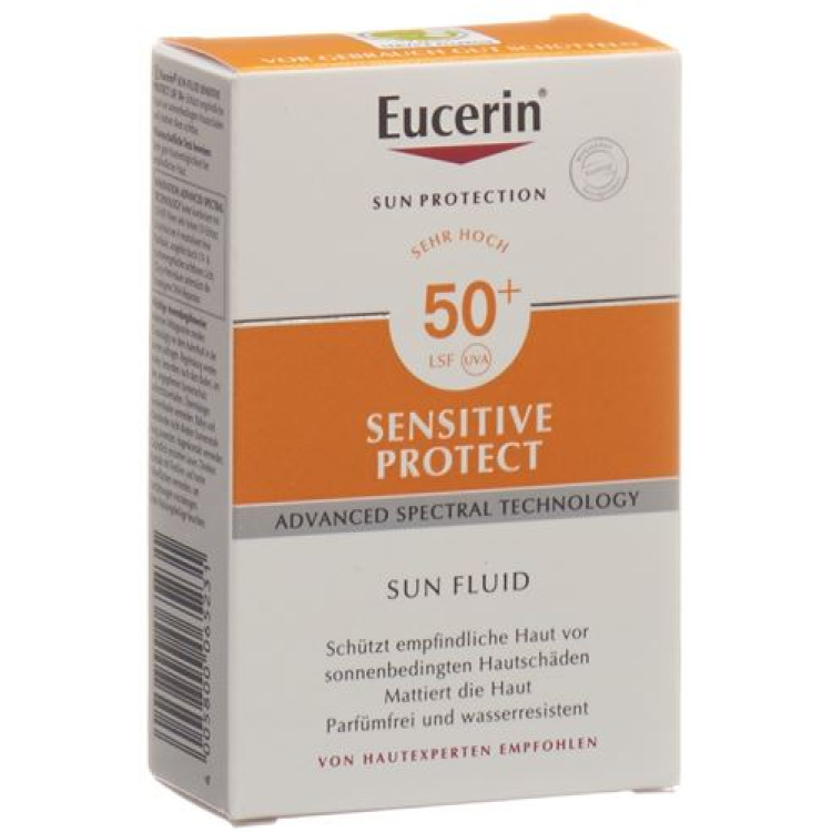 Eucerin SUN 敏感防晒液 SPF50+ 50ml