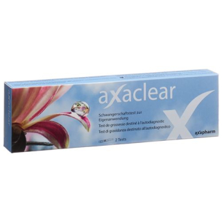 axaclear pregnancy test 2 pieces