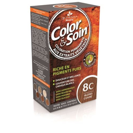 Color & Soin Coloration 8C sarışın cuivré 135 ml