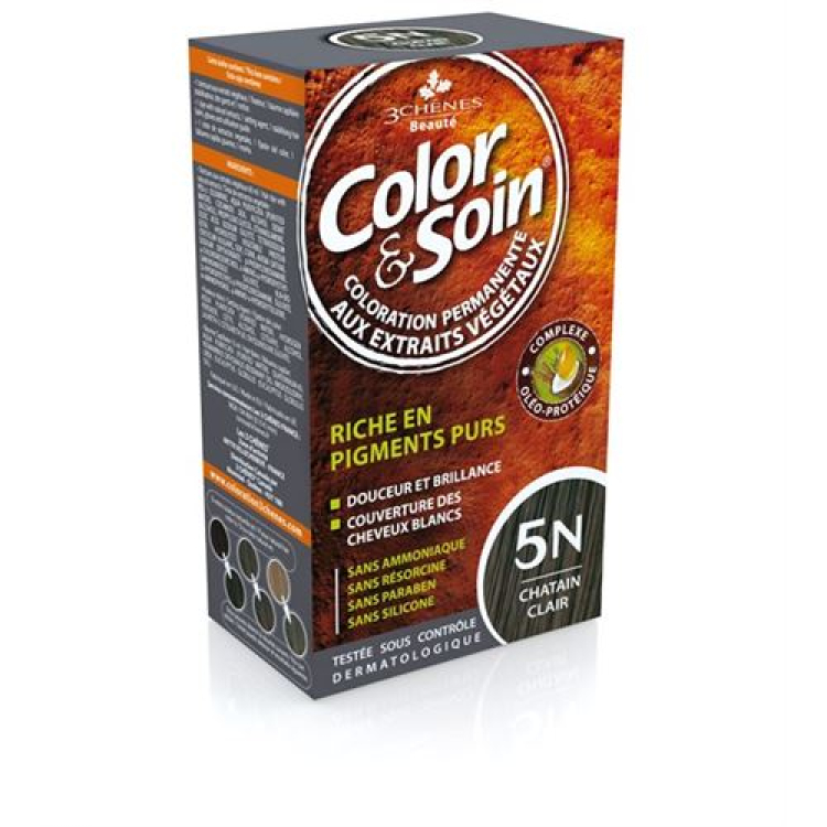 Color & Soin Coloration 5N châtain clair 135ml