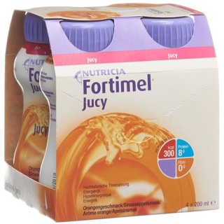 Fortimel Jucy Orange 4 Bottles 200ml