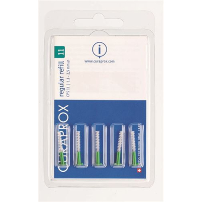 Curaprox cps 11 ជក់ interdental ពណ៌បៃតង 5 កុំព្យូទ័រ