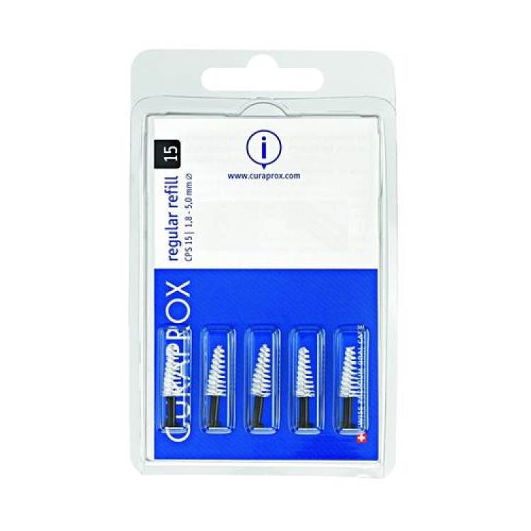 Curaprox CPS 15 Regular interdental brush black 5 pcs