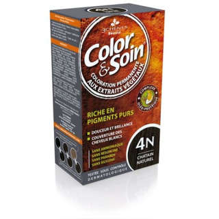 Color & Soin Coloration 4N chatain naturel 135 מ"ל