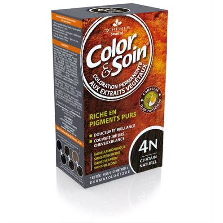 Color & Soin Coloration 4N chatain naturel 135 ml