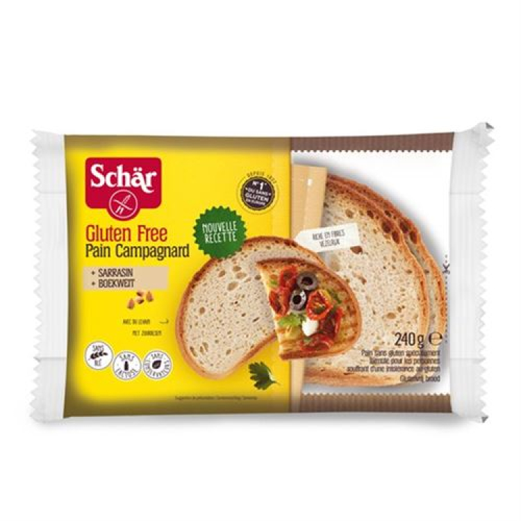 SCHÄR Pain campagnard 글루텐 프리 게슈 240g